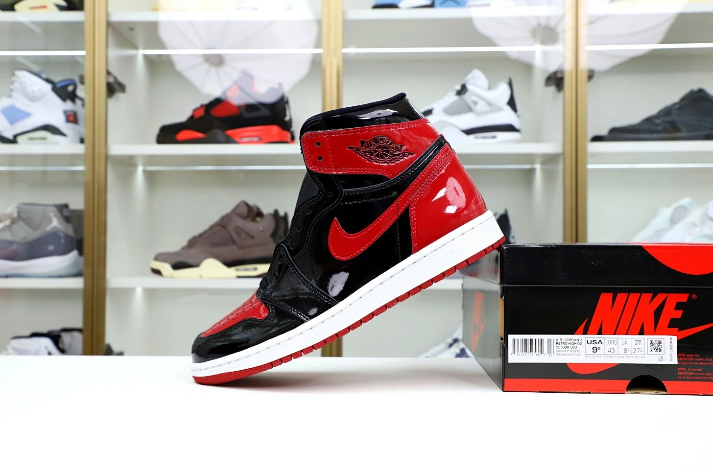 BRED 1 HIGH JORDAN PATENT OG AIR 0306